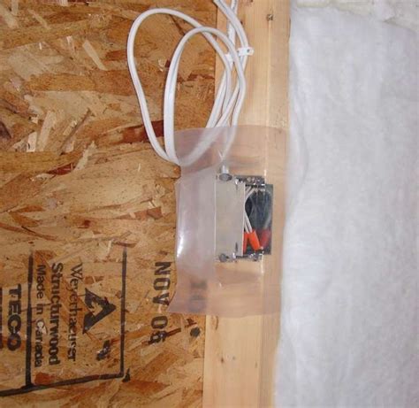 add vapor barrier to existing electrical boxes|vapor barrier around electrical boxes.